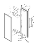 Refrigerator door parts