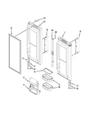 Refrigerator door parts