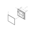 KitchenAid KFCP22EXMP3 freezer door parts diagram