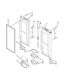 Refrigerator door parts