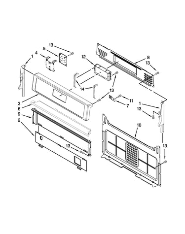 Control panel parts