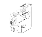 Whirlpool 7WRS25FDBF00 icemaker parts diagram