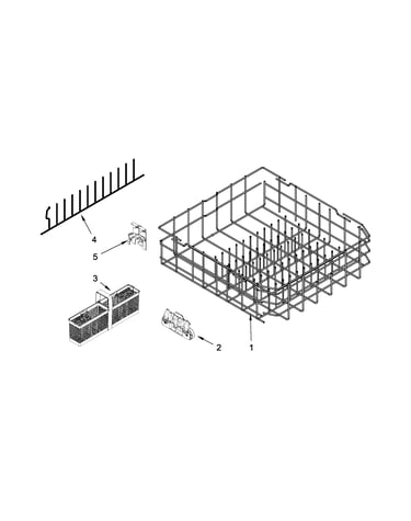Lower rack parts