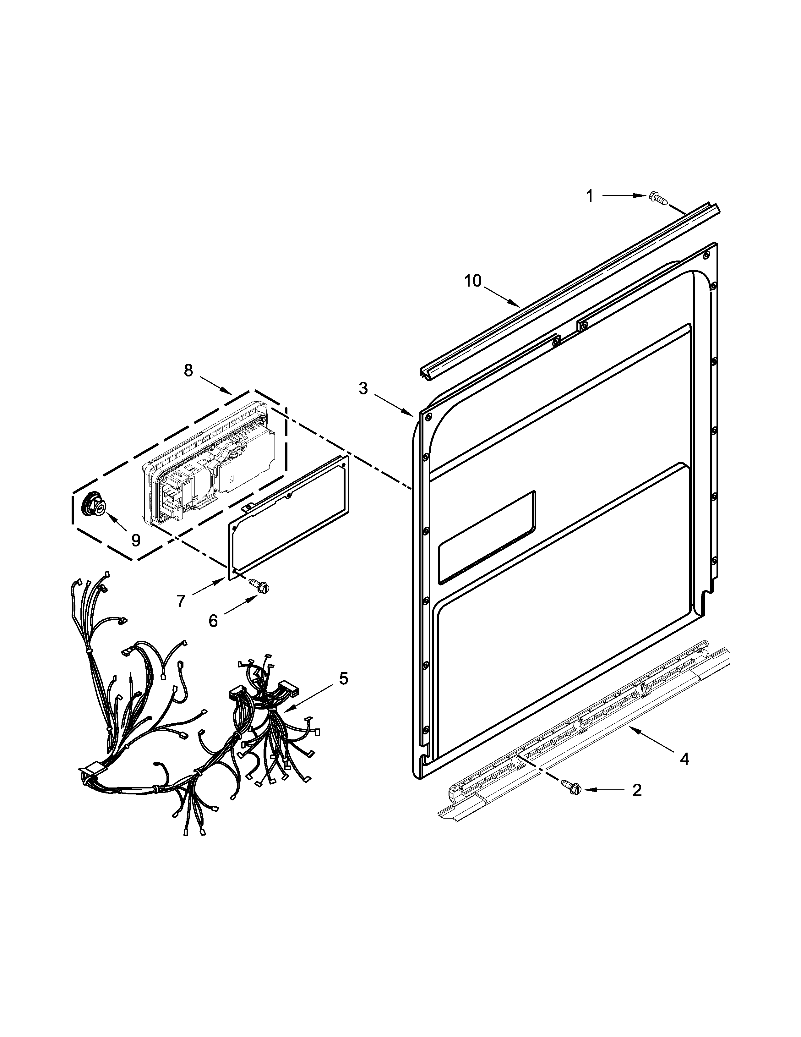 Inner door parts