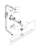 Upper wash and rinse parts