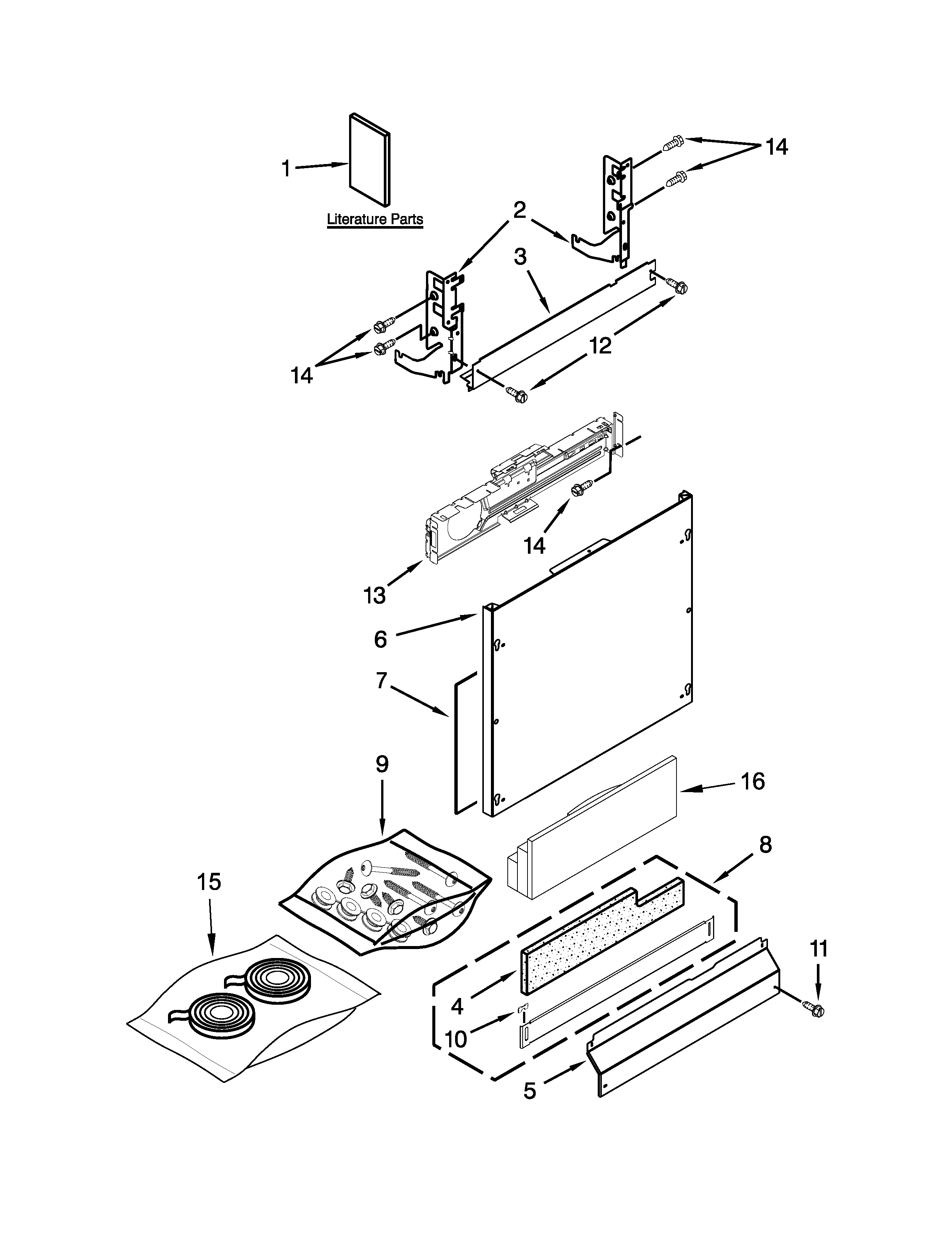 Door and panel parts
