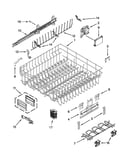 Upper rack and track parts