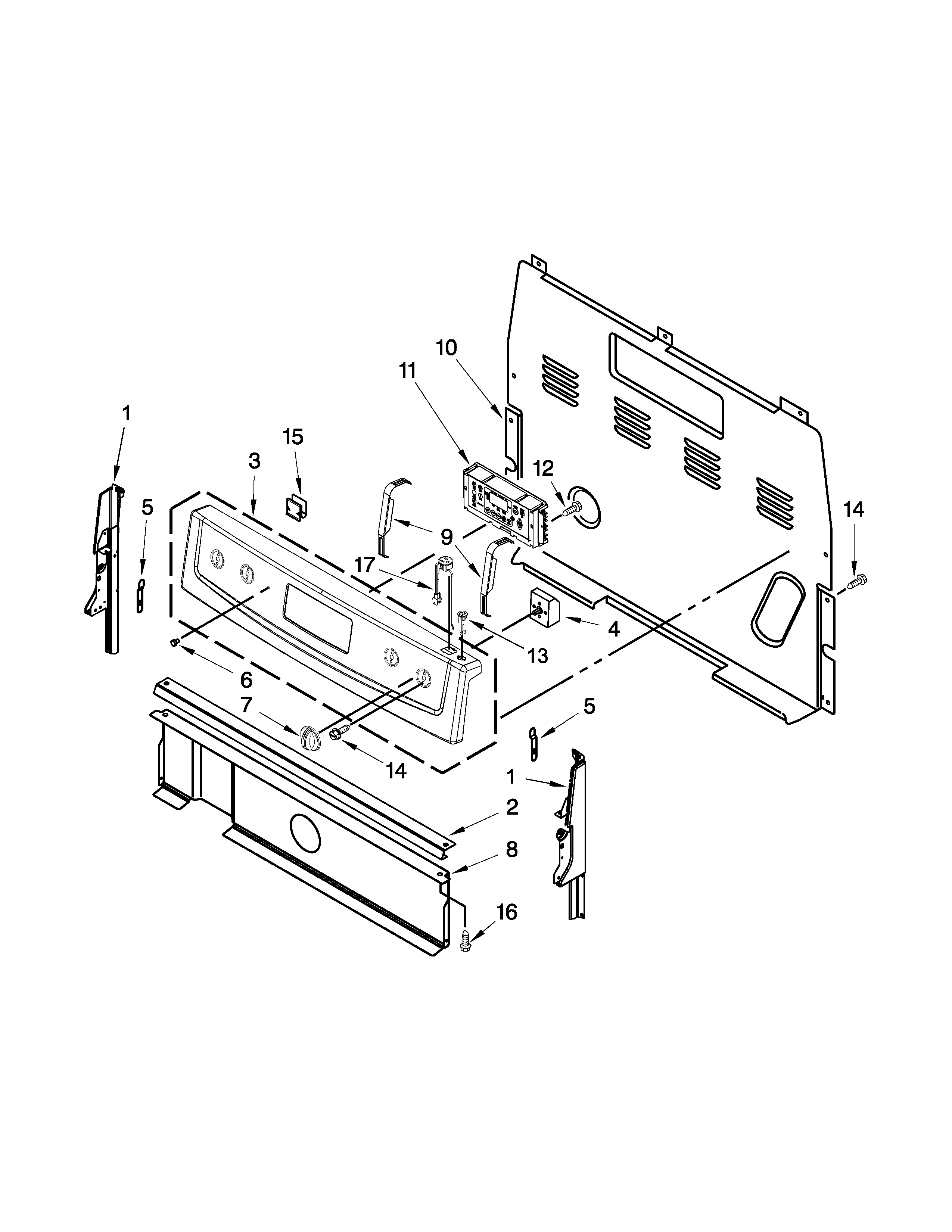 CONTROL PANEL PARTS