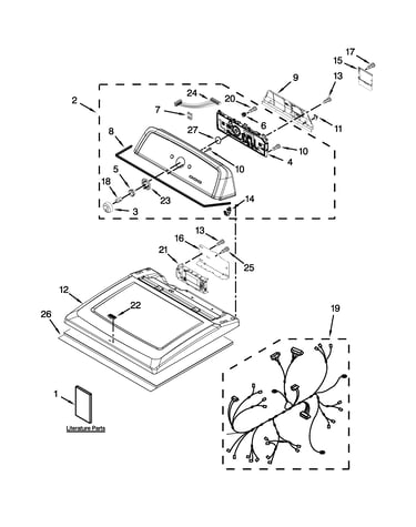 Top and console parts