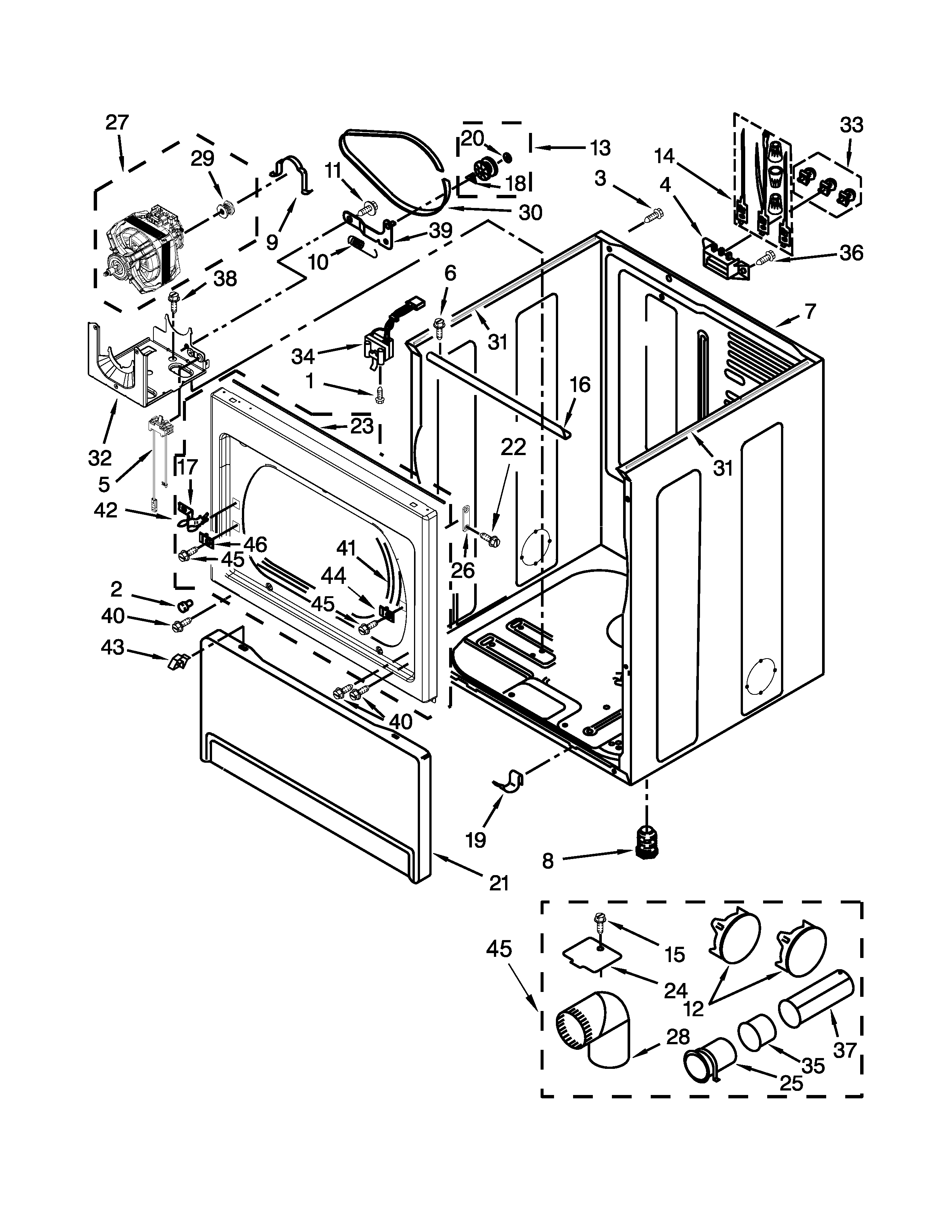 Cabinet parts