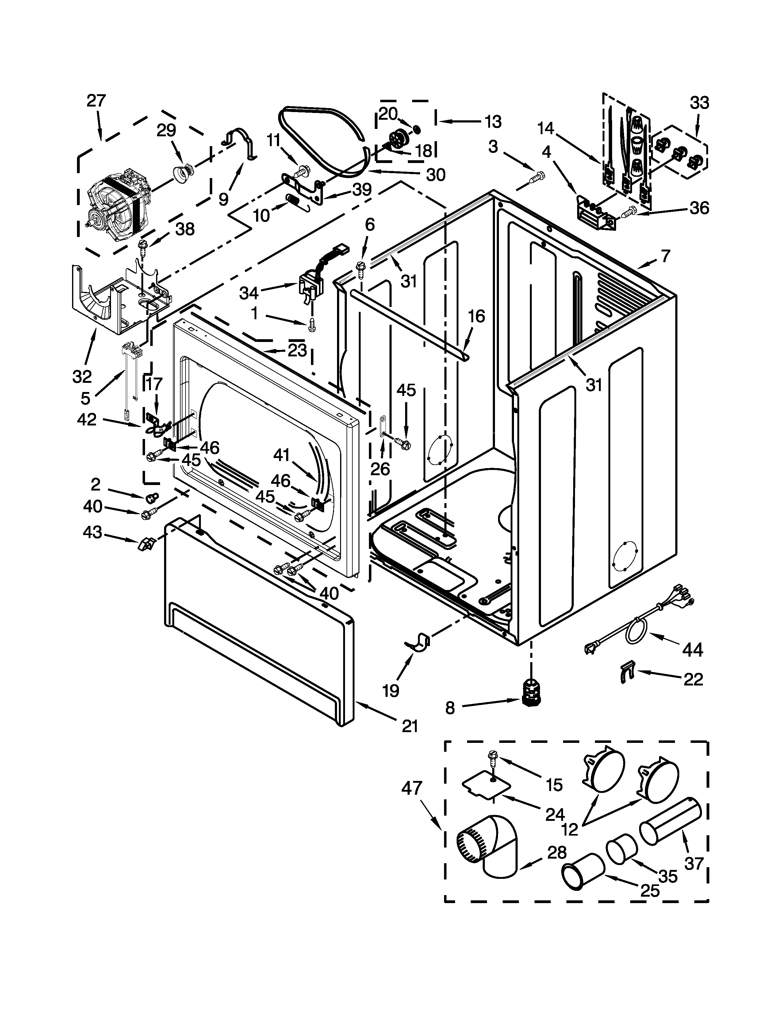 Cabinet parts