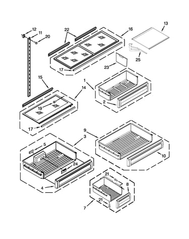 Shelf parts