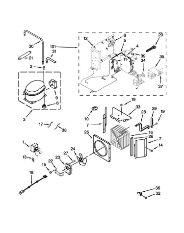 Upper unit parts