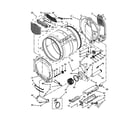 Maytag YMEDE251YL1 bulkhead parts diagram