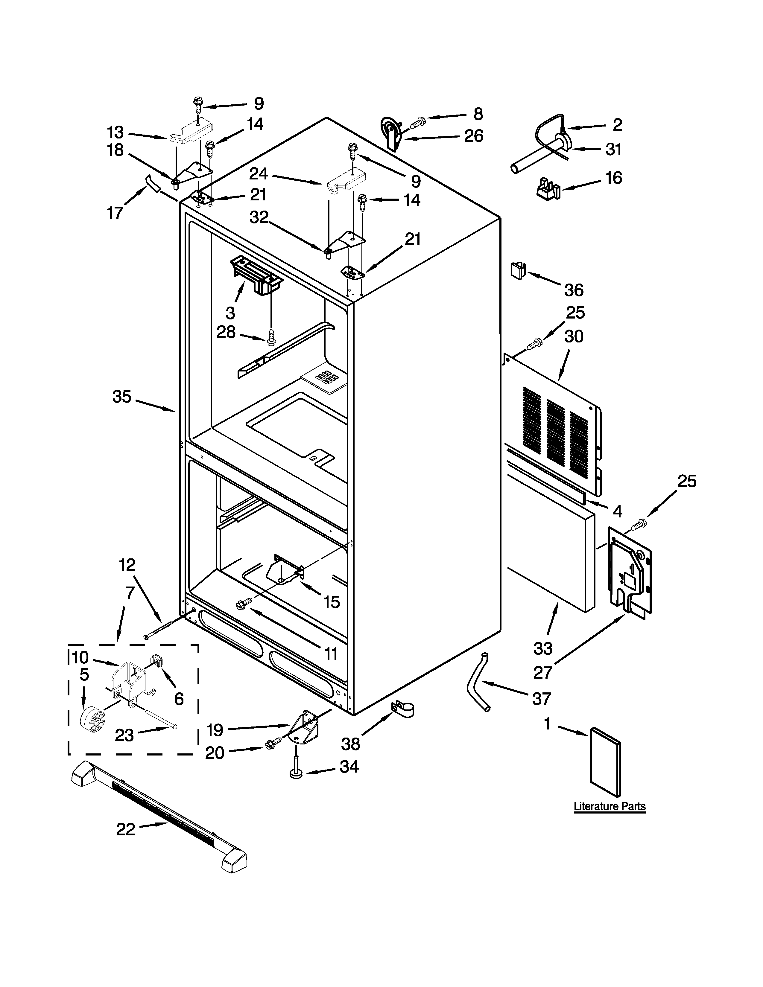 Cabinet parts