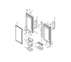 KitchenAid KBFS25EVMS0 refrigerator door parts diagram