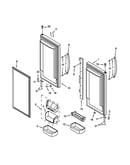Refrigerator door parts