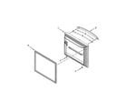 KitchenAid KBFS25EVBL0 freezer door parts diagram