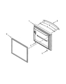 Freezer door parts