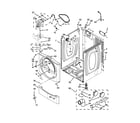 Whirlpool CDG8990XW1 cabinet parts diagram
