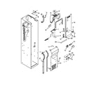 KitchenAid KSSC48FTS16 freezer liner and air flow parts diagram