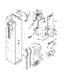 Freezer liner and air flow parts