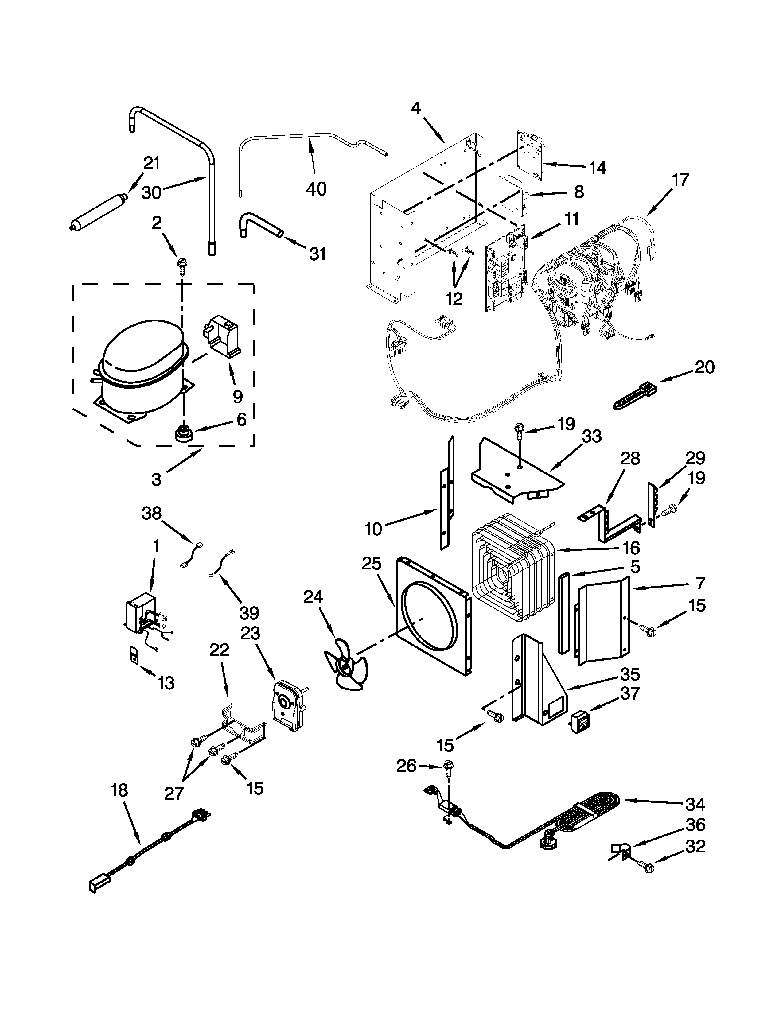 Upper unit parts