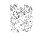 Whirlpool CED8990XW1 bulkhead parts diagram