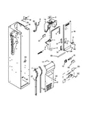 Freezer liner and air flow parts