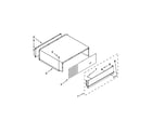 KitchenAid KSSC48FTS17 top grille and unit cover parts diagram