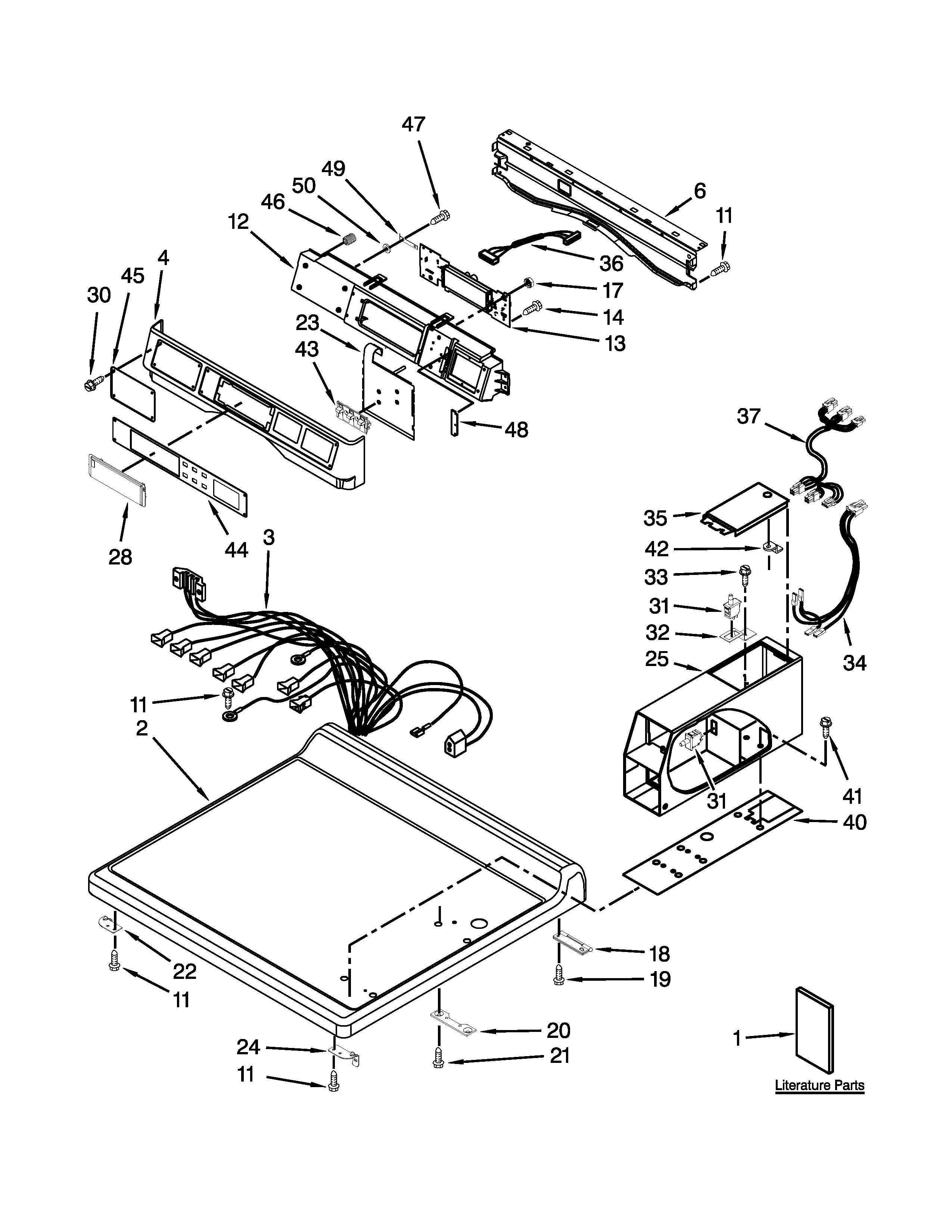 TOP AND CONSOLE PARTS