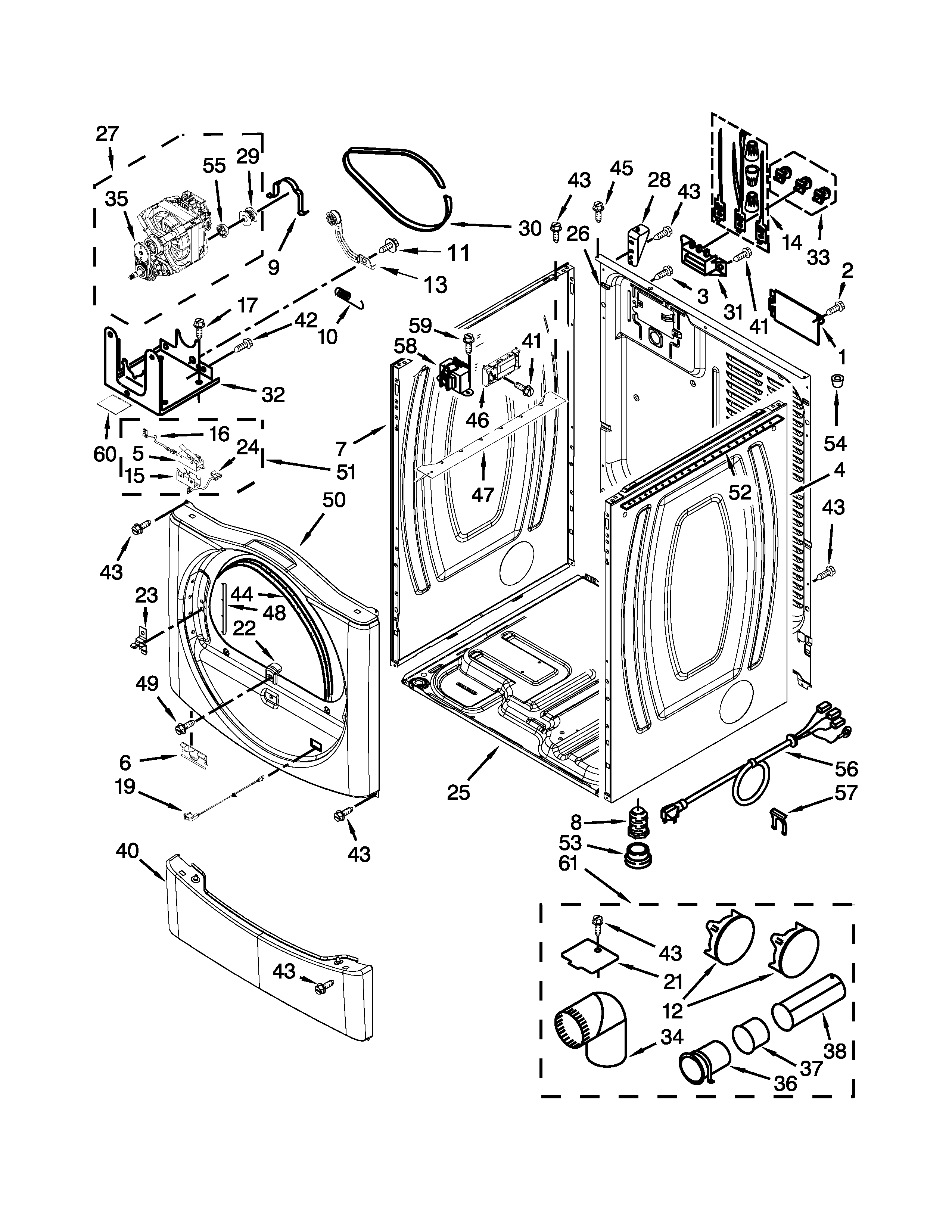Cabinet parts