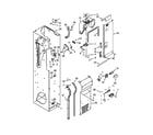 KitchenAid KSSC42QTS18 freezer liner and air flow parts diagram