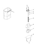 Motor and ice container parts