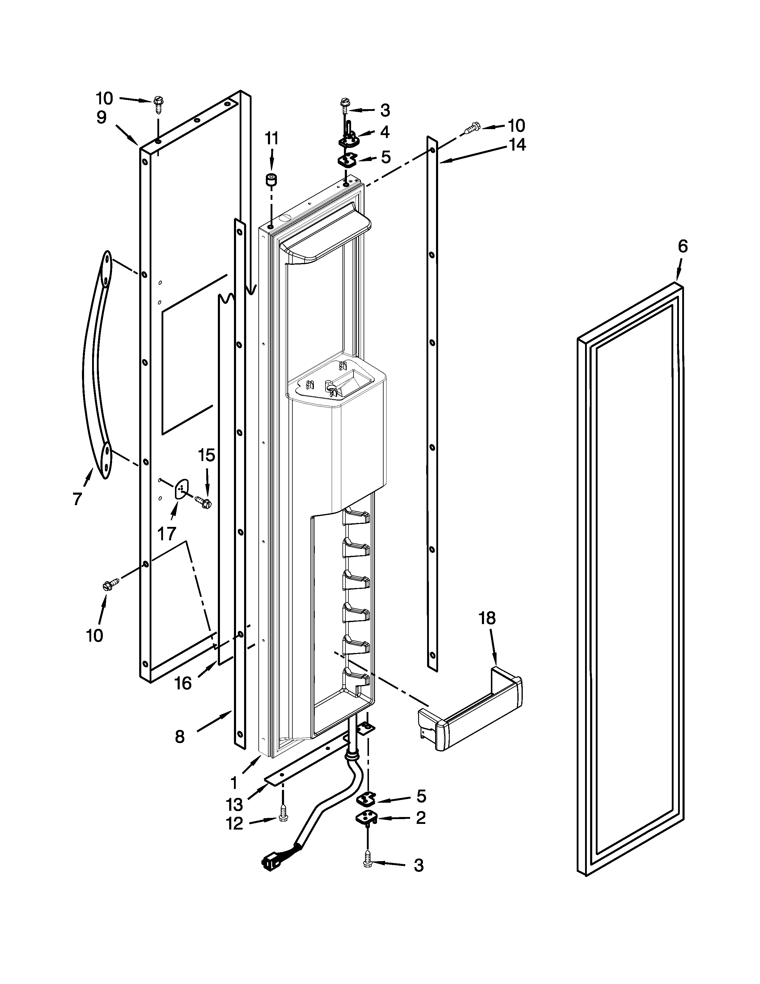 FREEZER DOOR PARTS