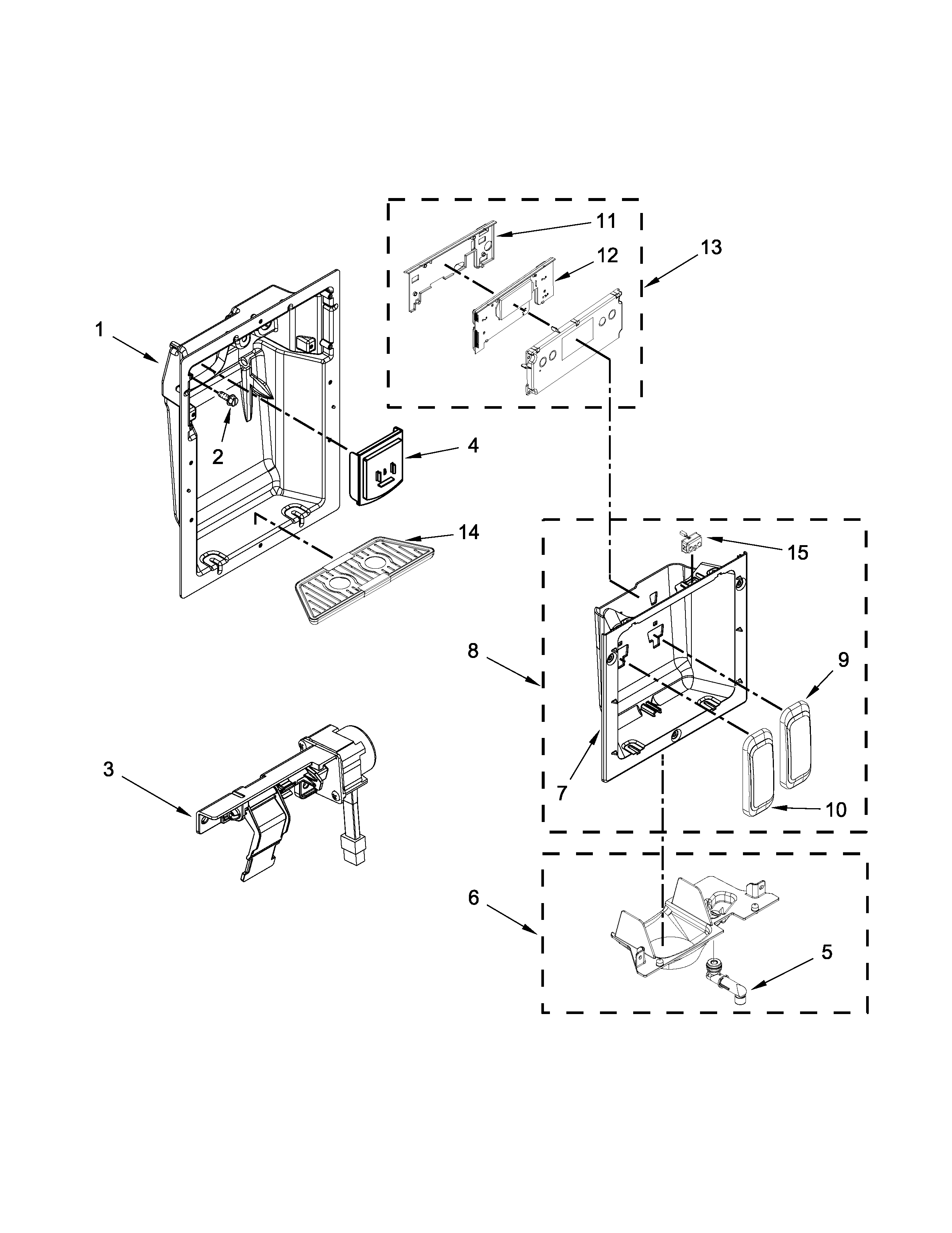 DISPENSER PARTS