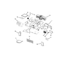 Whirlpool WMH32519CB0 air flow parts diagram