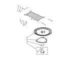 Whirlpool WMH32519CW0 turntable parts diagram