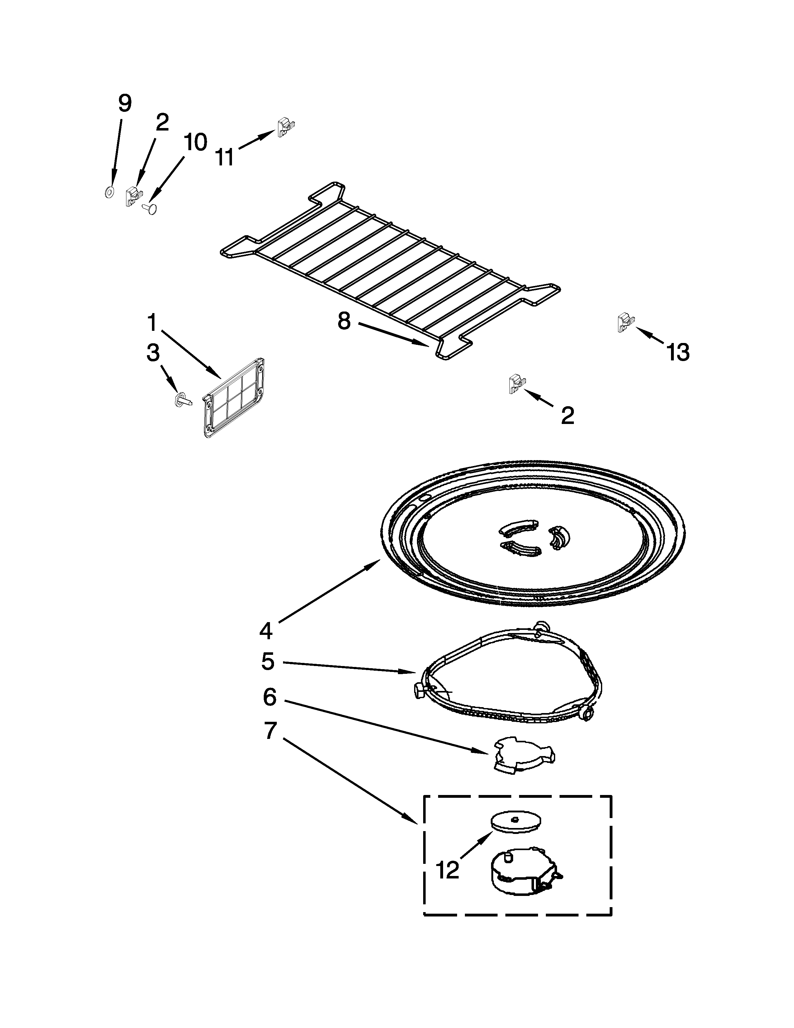 Turntable parts