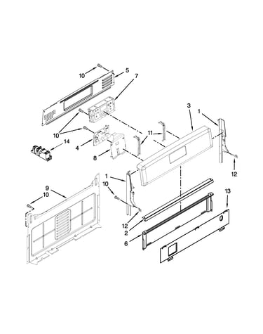 Control panel parts