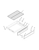 Drawer and rack parts