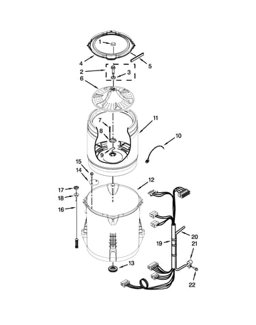 Basket and tub parts