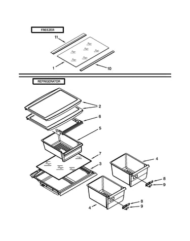 Shelf parts