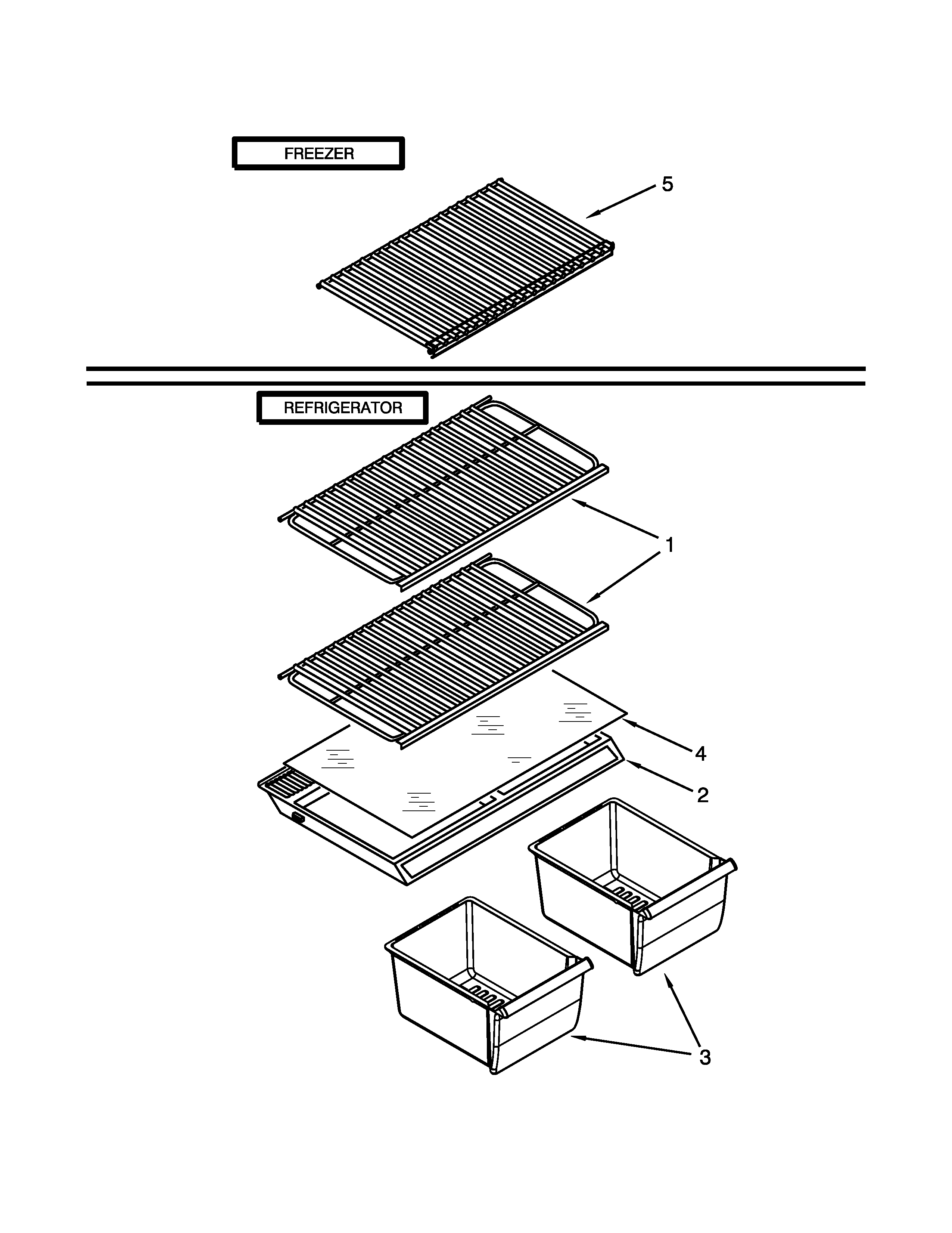 Shelf parts