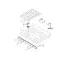 Whirlpool WFG520S0AS2 cooktop parts diagram