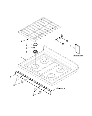 Cooktop parts