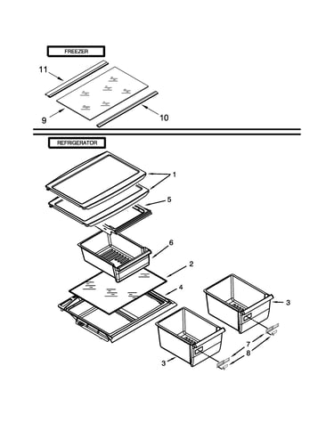 Shelf parts