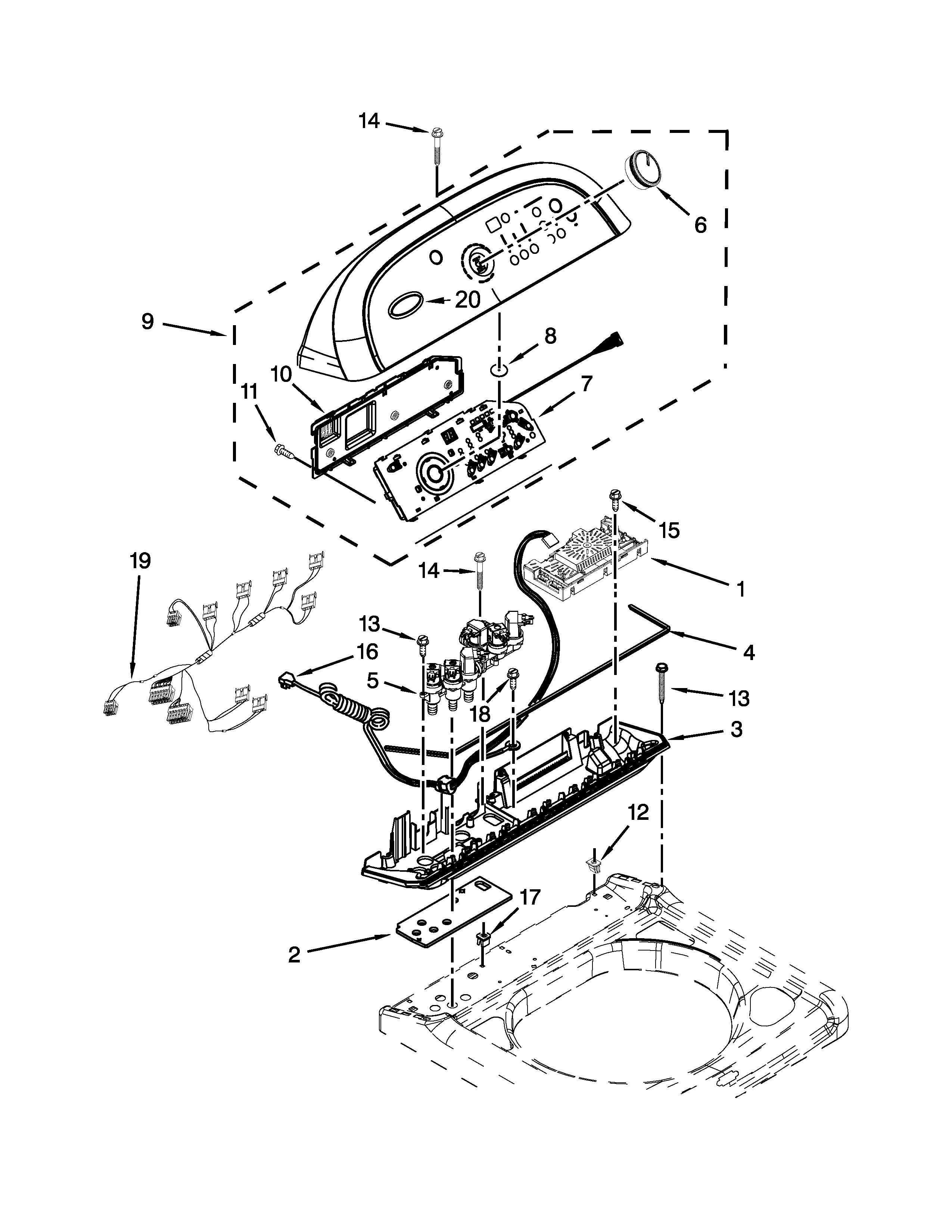 Control panel parts