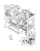 Lower cabinet and front panel parts