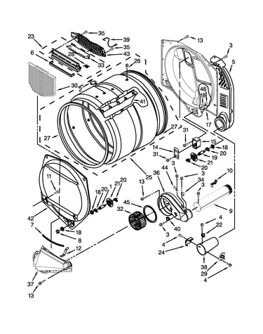 Upper and lower bulkhead parts
